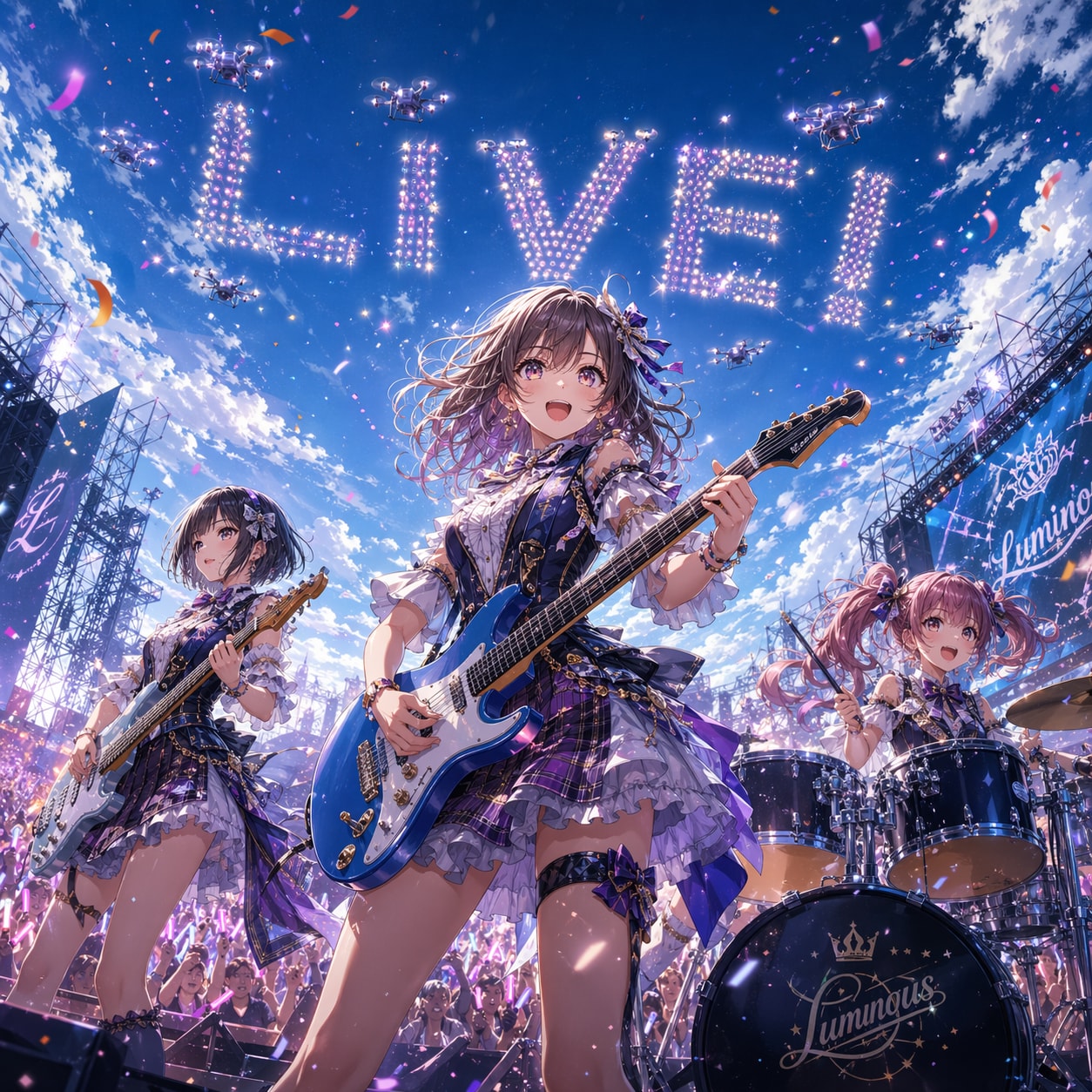 空いっぱいに、LIVE！ | の人気AIイラスト・グラビア