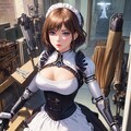 メイド型ロボ01 3枚目