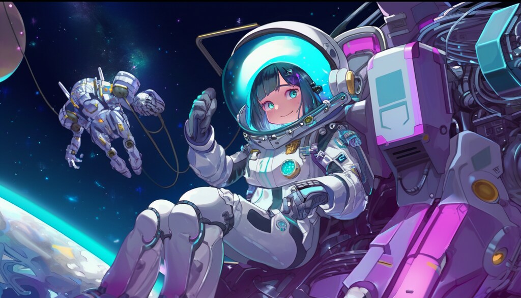 宇宙服少女