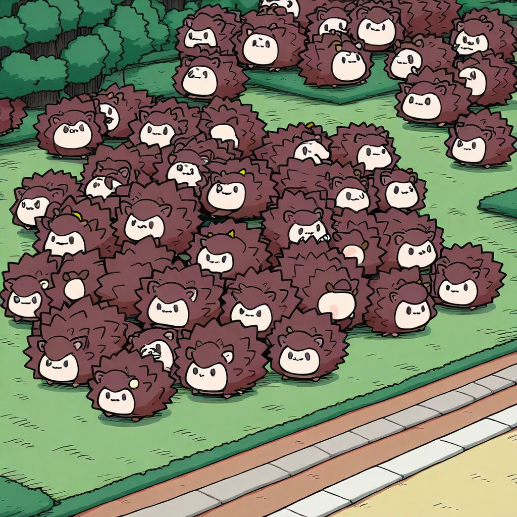 トゲトゲ大量発生