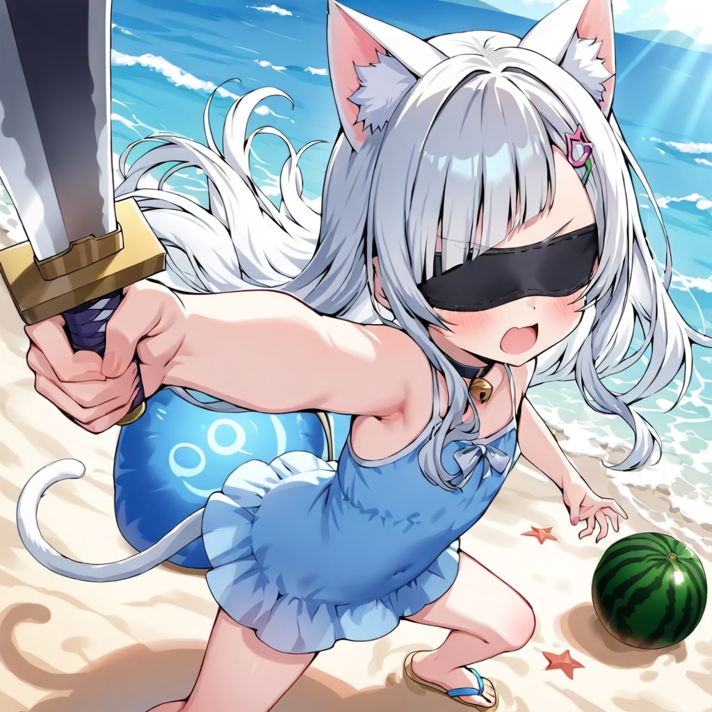 スイカ割り？