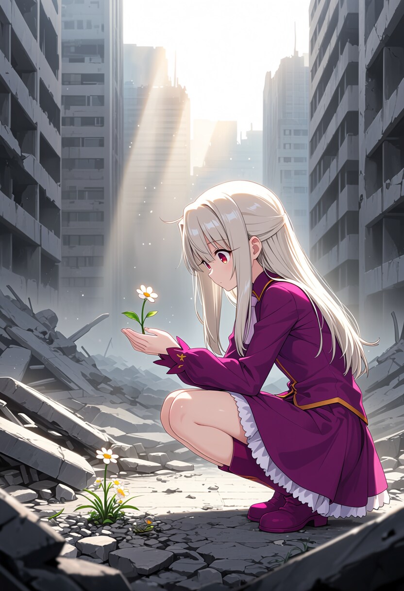 瓦礫に咲く命