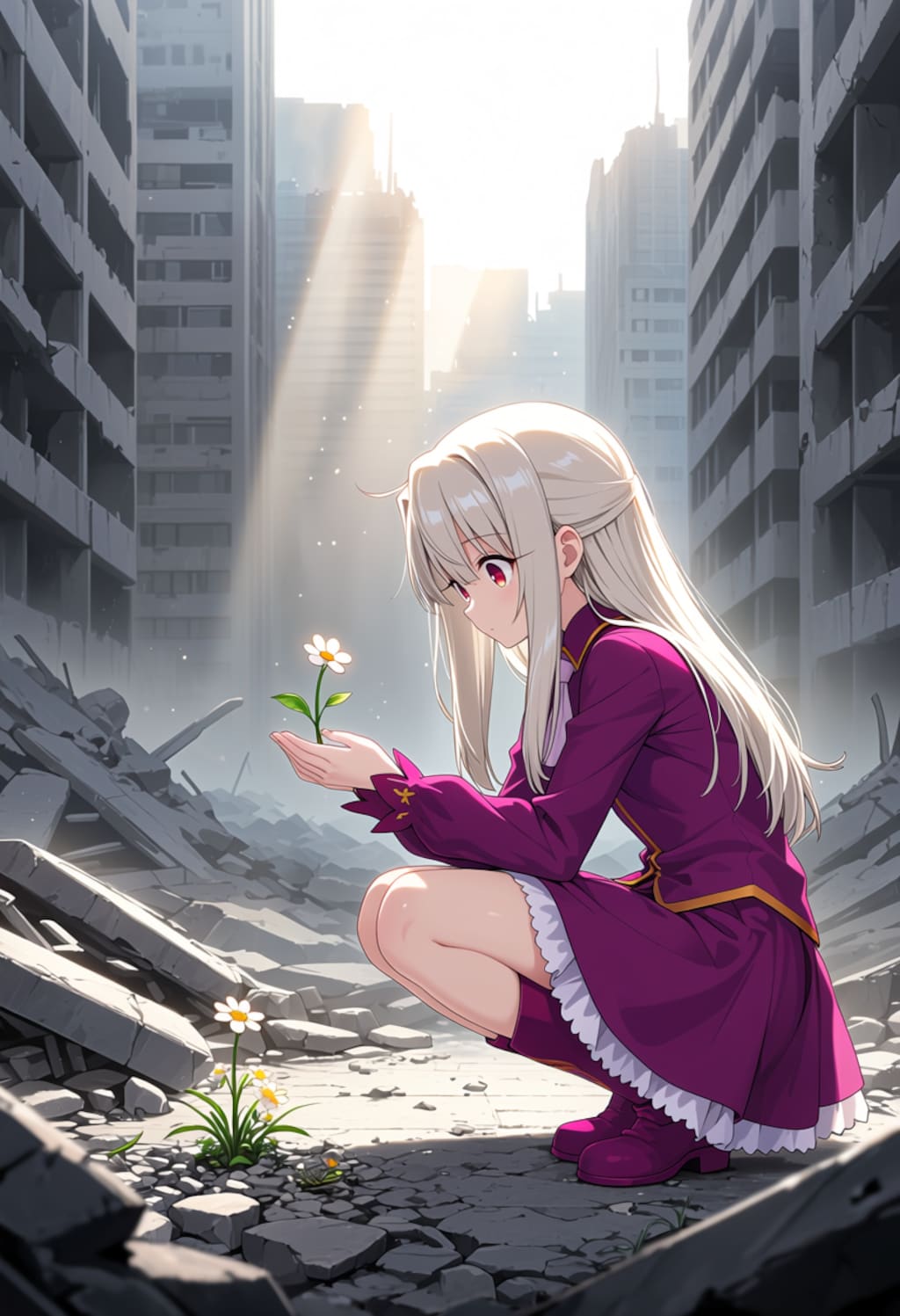 瓦礫に咲く命