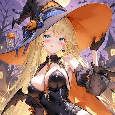 ハロウィンの魔女