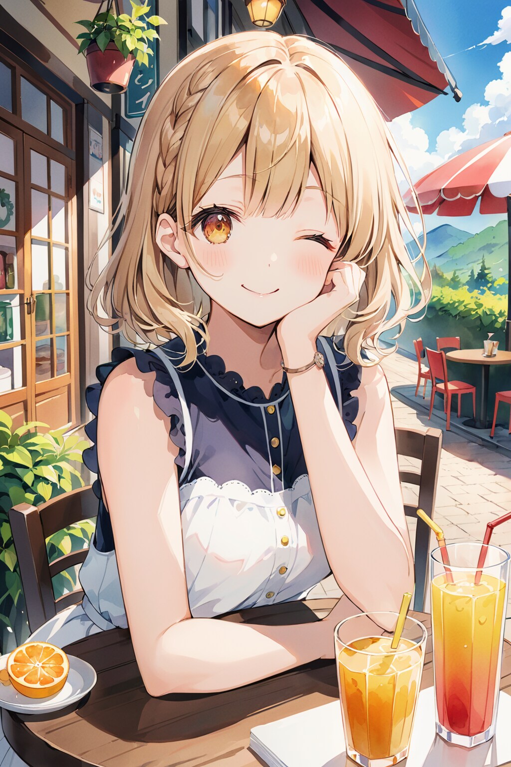 ウインク。 | の人気AIイラスト・グラビア