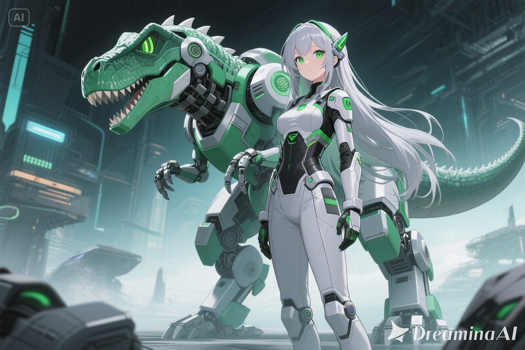 【ロボパイ】恐竜型戦闘ロボとステラちゃん