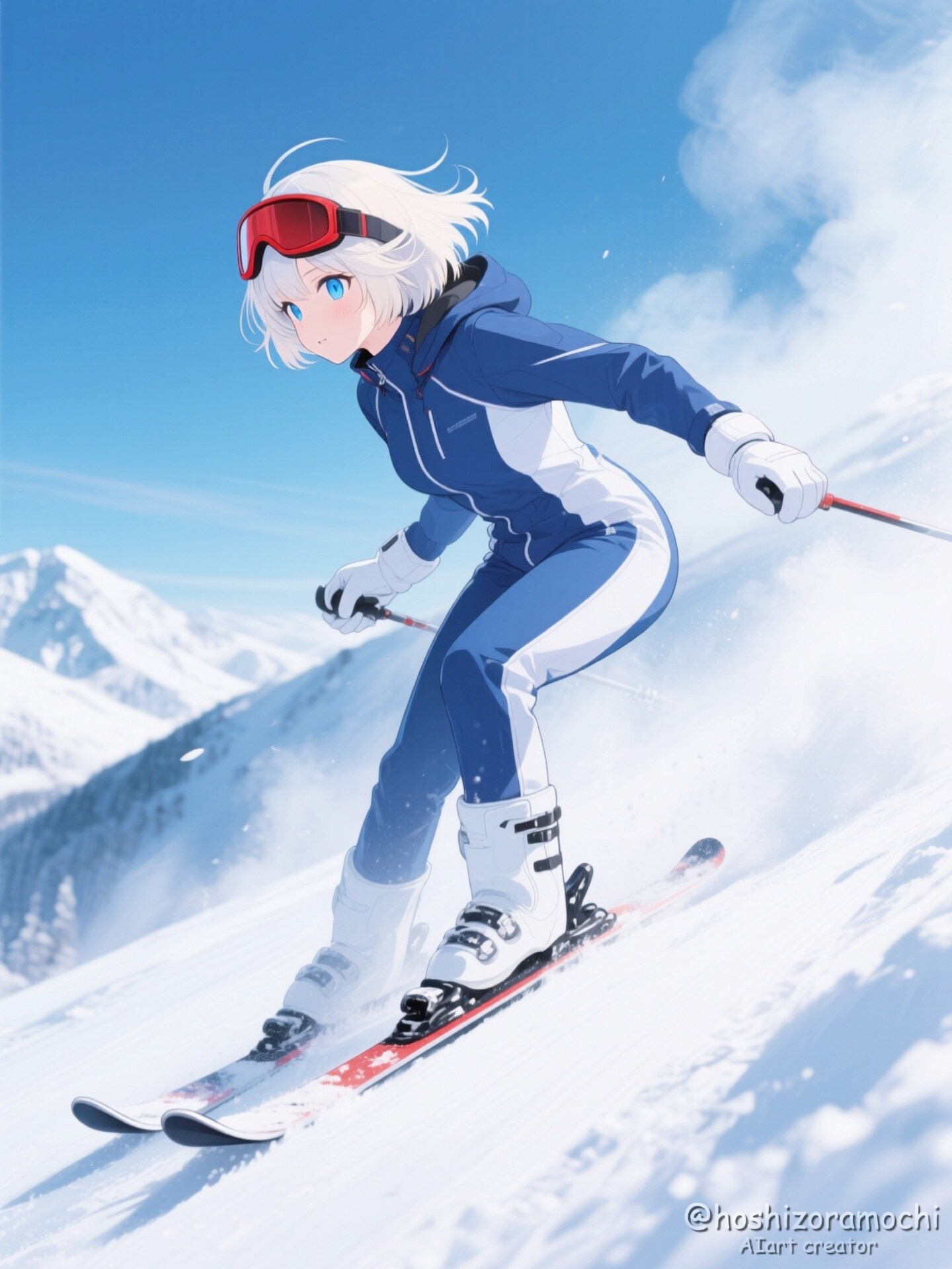 銀世界を駆ける雪の妖精⛷️