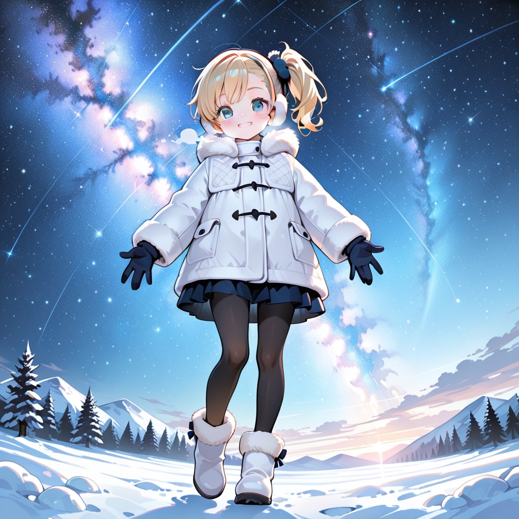 冬の宇宙（そら）遊び | の人気AIイラスト・グラビア