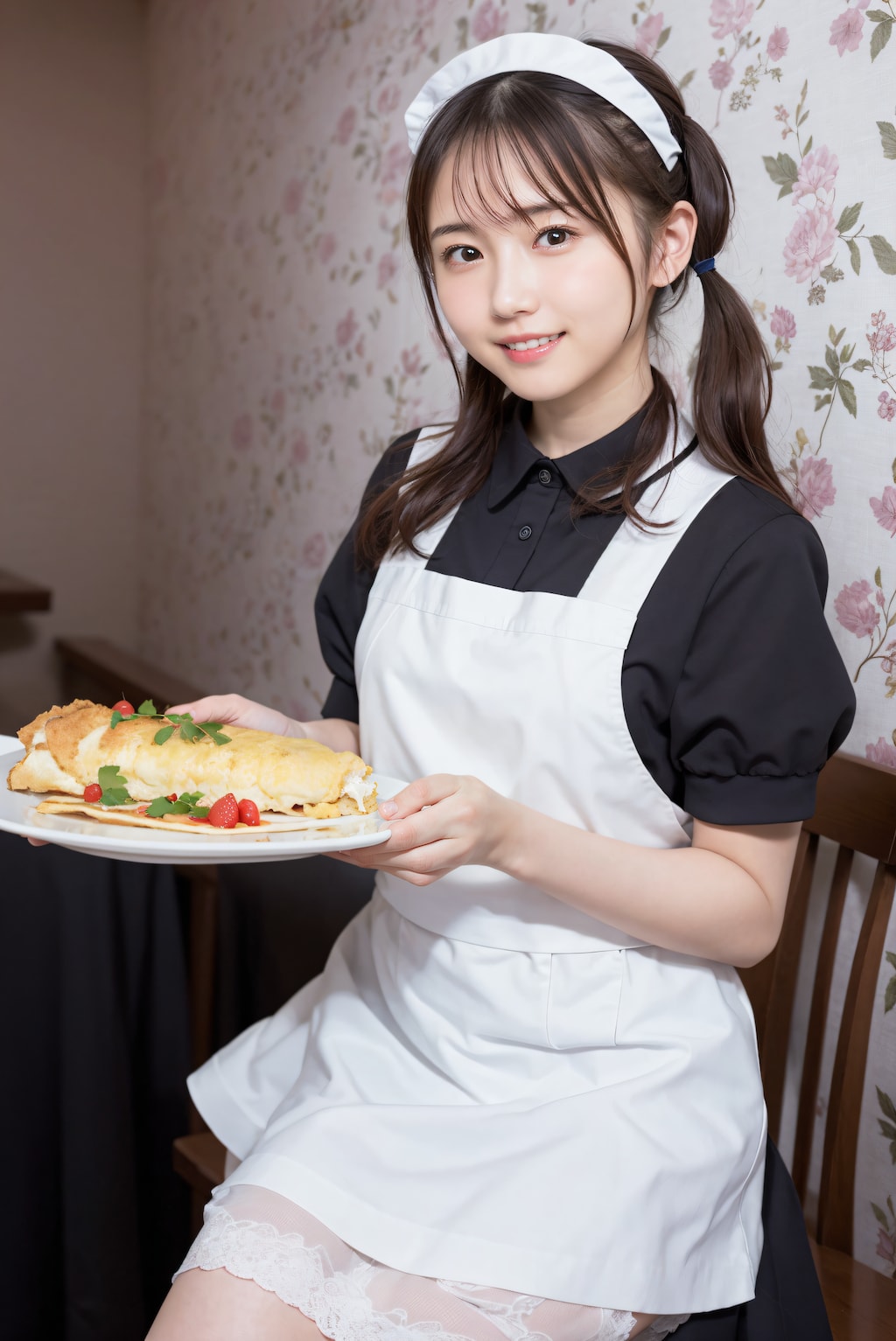 メイドカフェの女の子