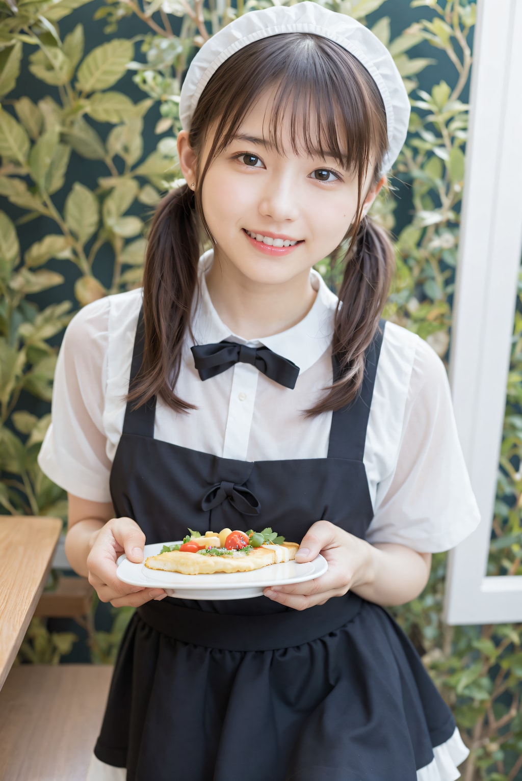 メイドカフェの女の子