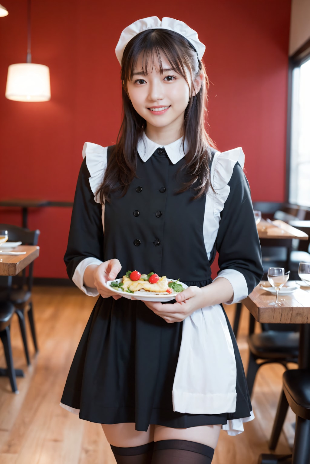 メイドカフェの女の子