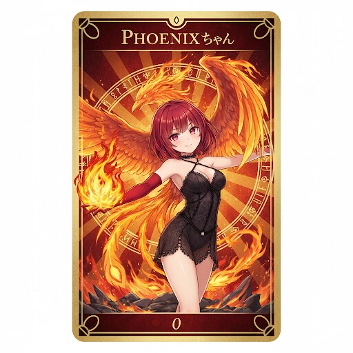 PHOENIXちゃんタロットカード