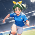 サッカーをプレイする◯川なおさん 7枚目