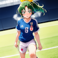 サッカーをプレイする◯川なおさん 10枚目