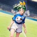 サッカーをプレイする◯川なおさん 12枚目