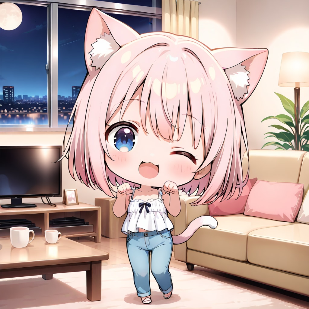 こんばんにゃん