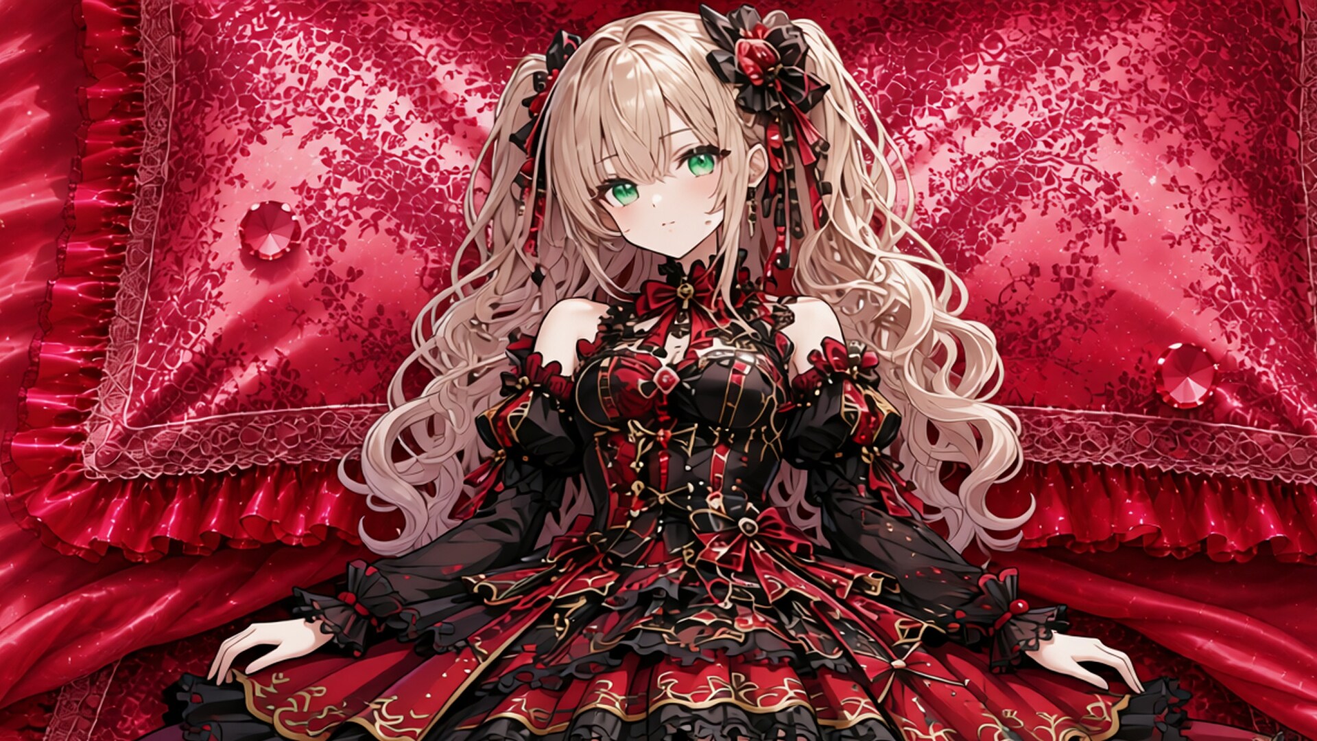 金髪少女とドレス　その6