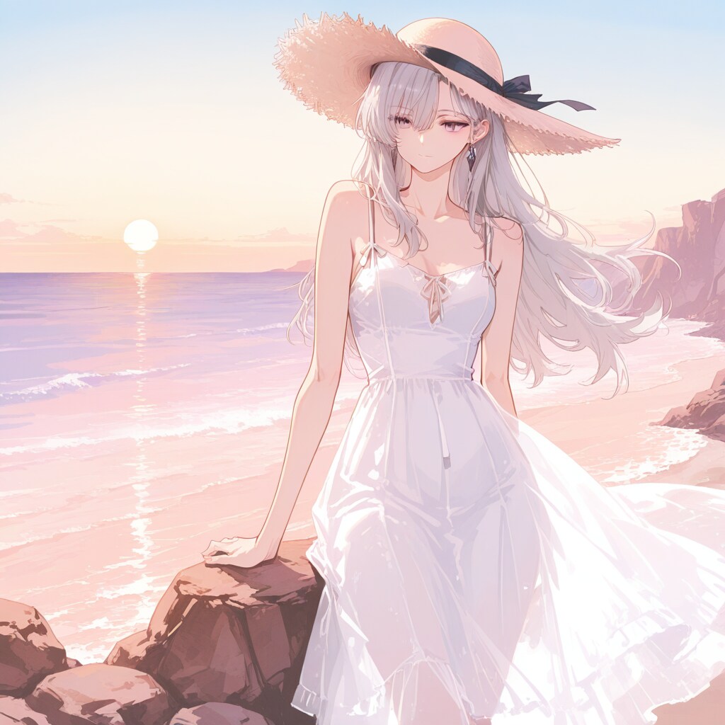 夕暮れ