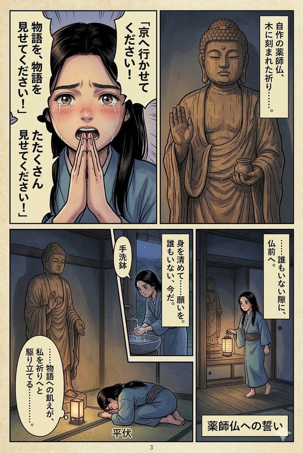 更級日記　第一章　上総立ち