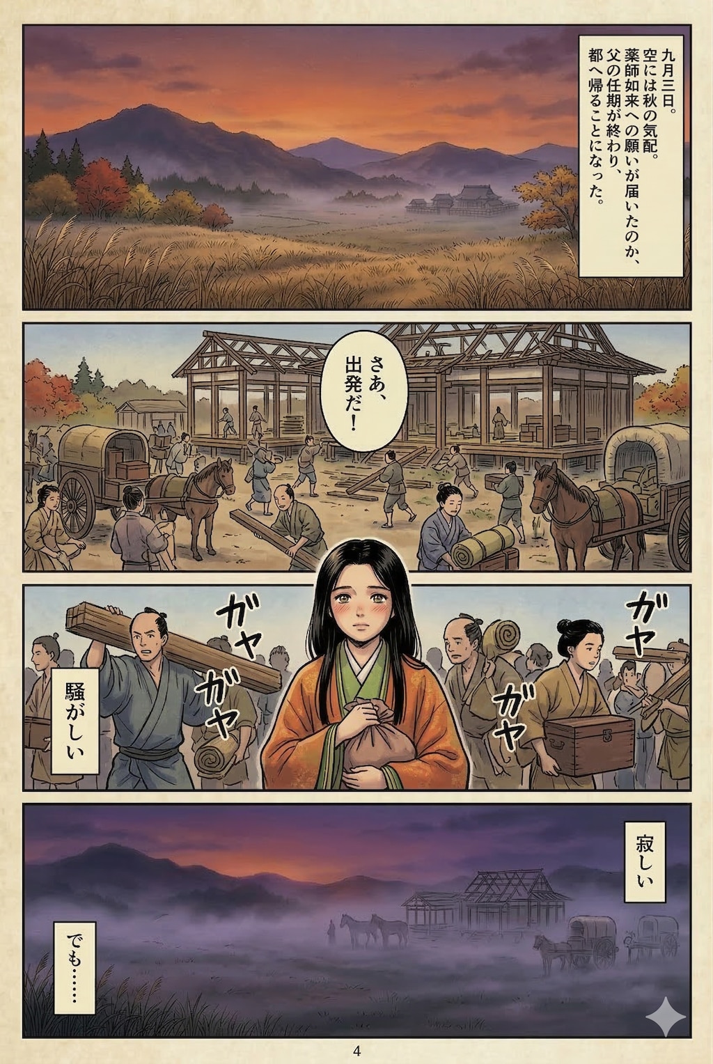 更級日記　第一章　上総立ち