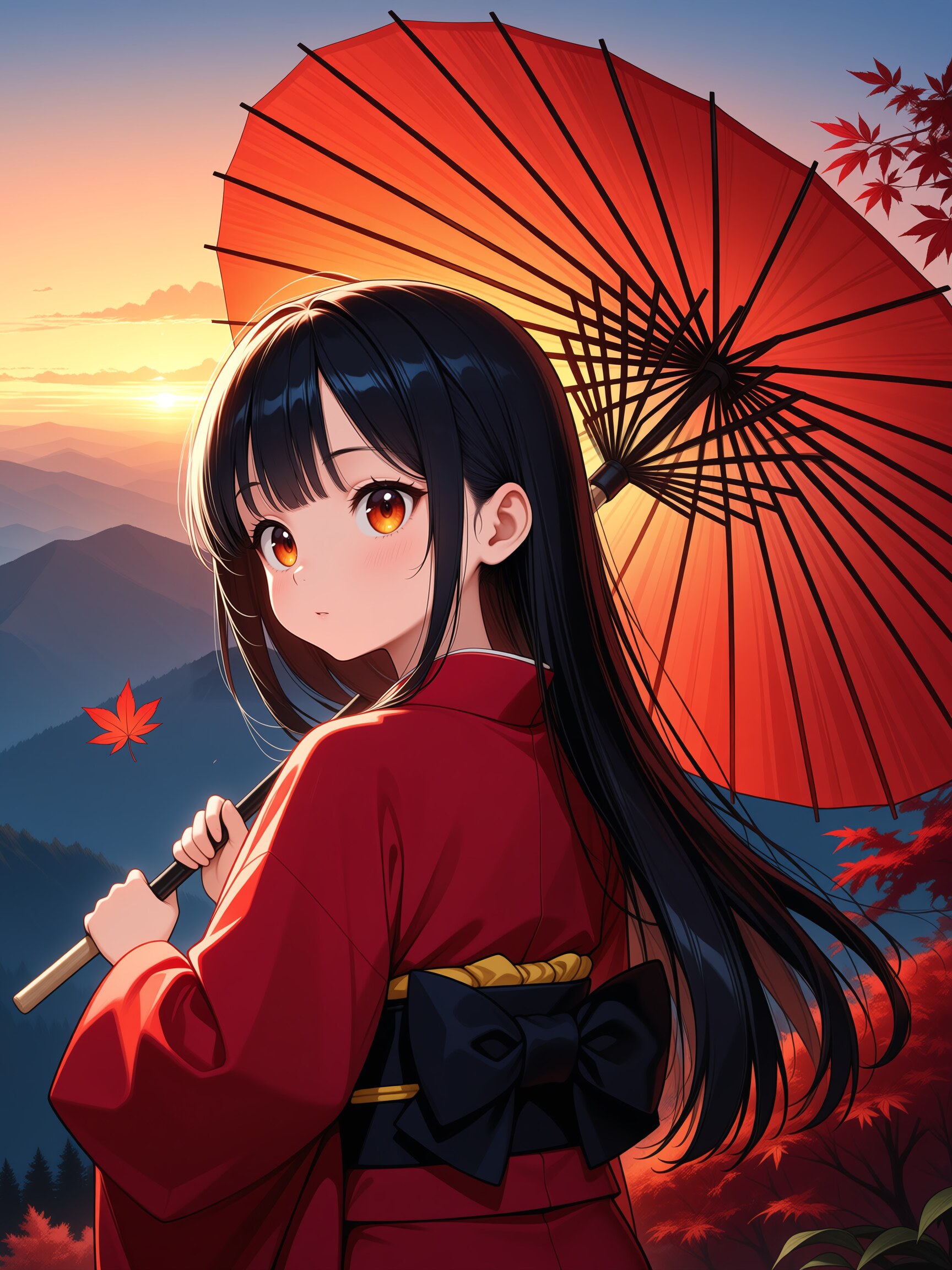 から紅の便り-1 | の人気AIイラスト・グラビア