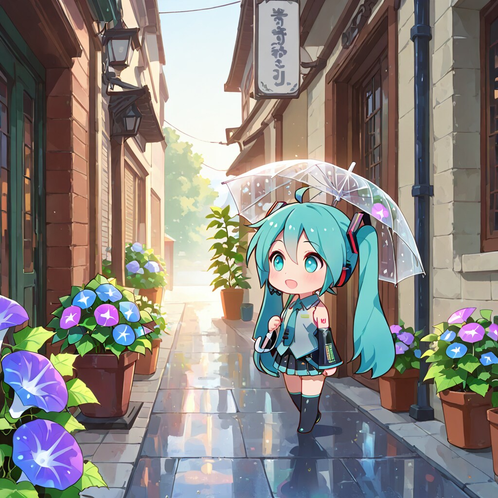 あさがおとちびミクさん　その10