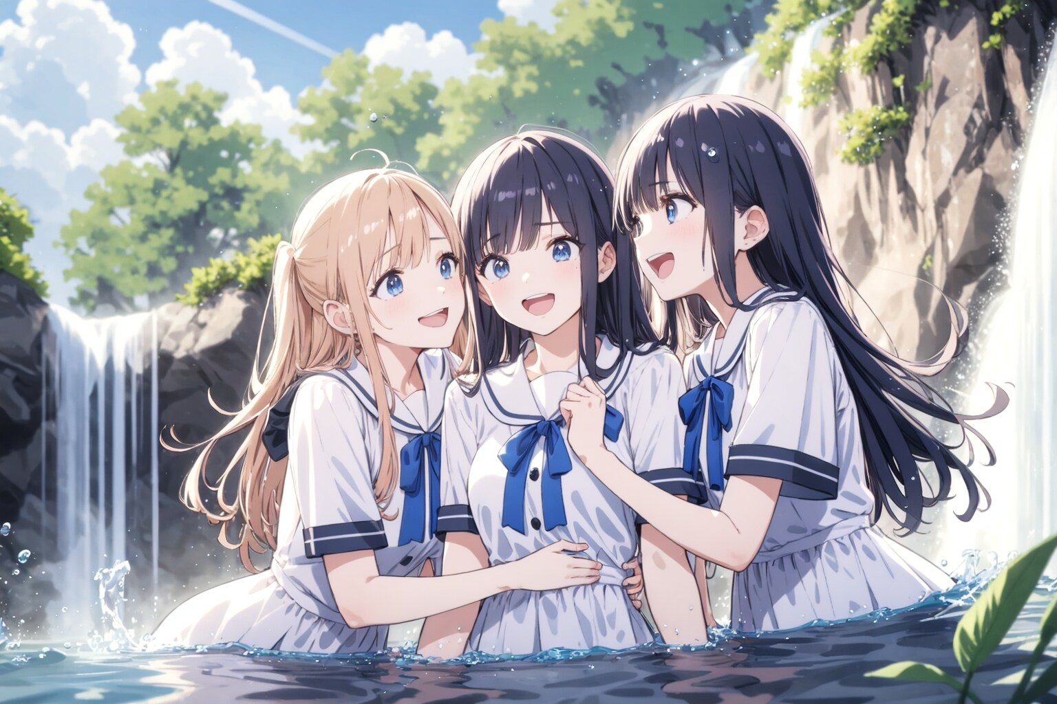 AQUAでも暑気払い | の人気AIイラスト・グラビア