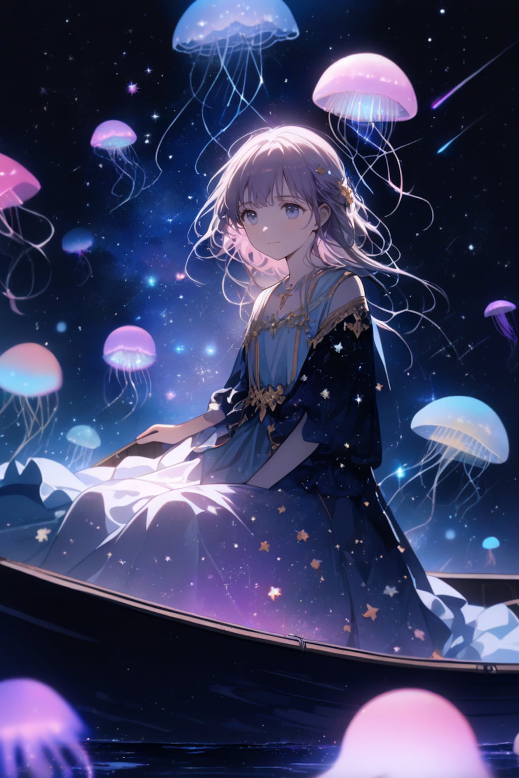 夜空の海に輝く夢