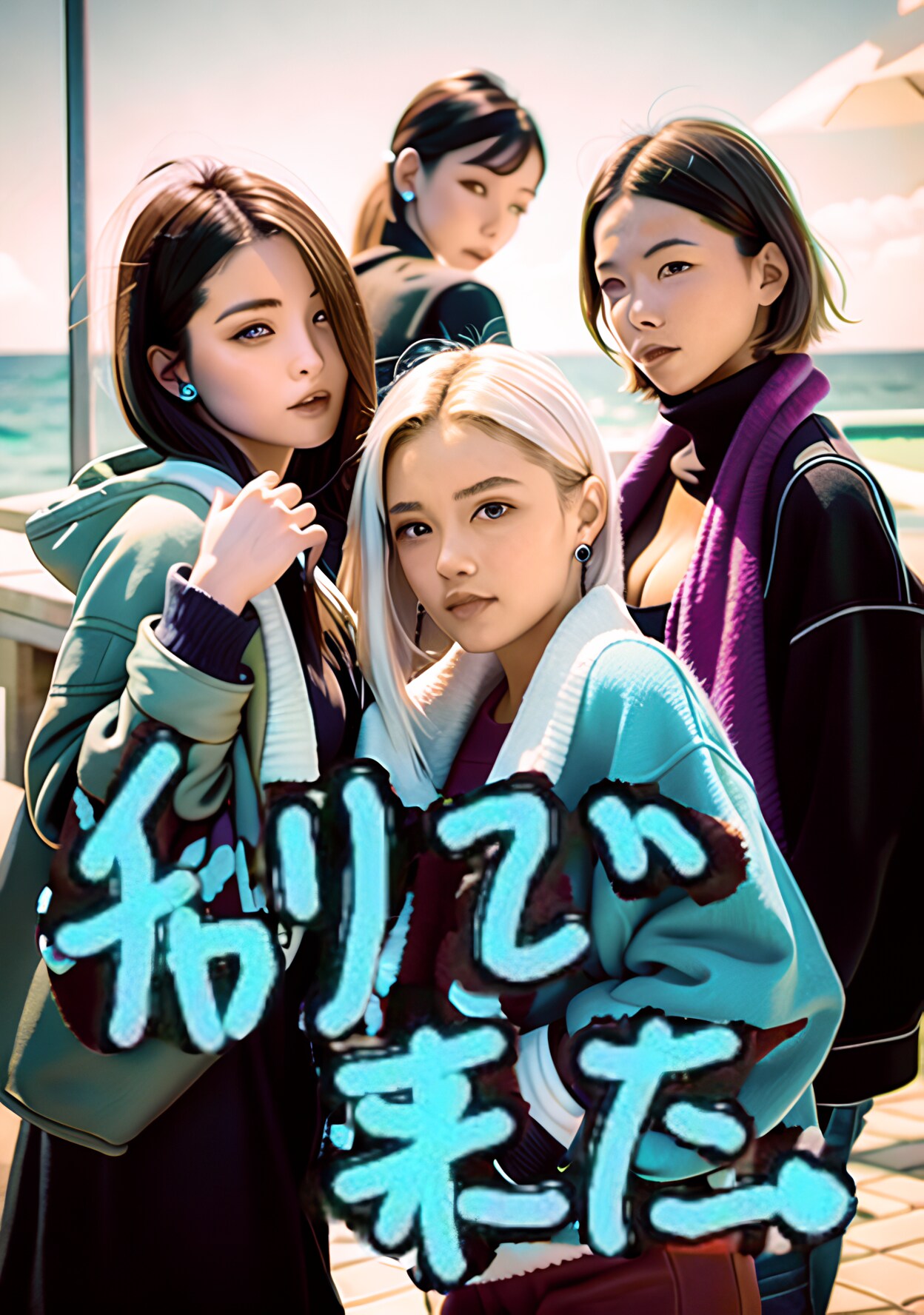 流行りのチャリできたで女だけで