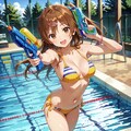水鉄砲と言えばこの娘、丹生谷森夏ちゃん 2枚目