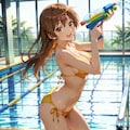 水鉄砲と言えばこの娘、丹生谷森夏ちゃん 4枚目