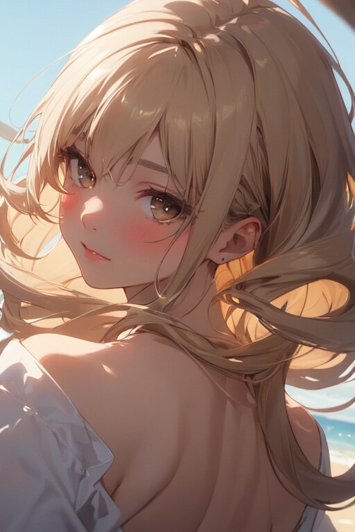 海辺の女の子②