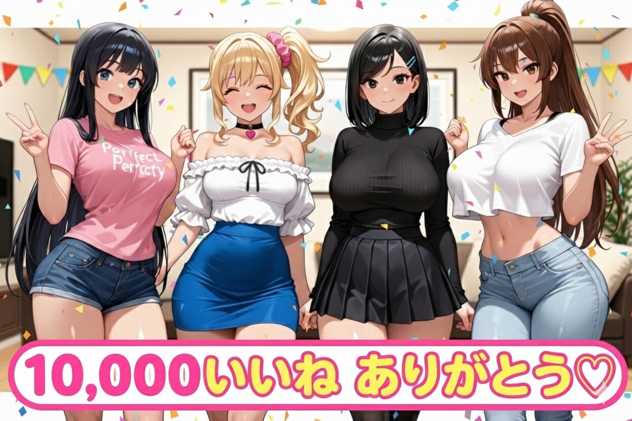 祝！　10,000いいね！　ありがとう♡