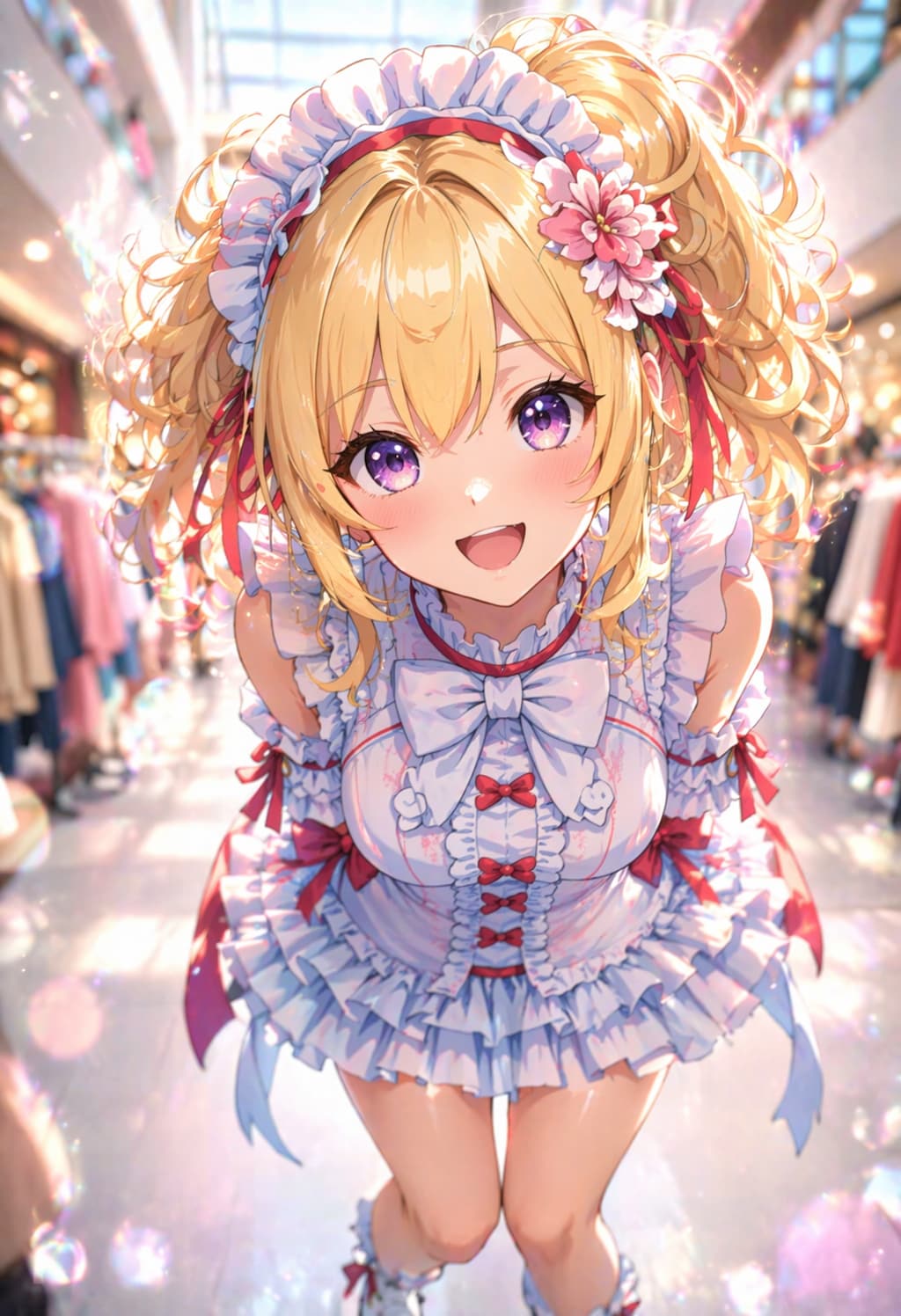 ねぇ、こんな近くで見つめられたら困るでしょ？
