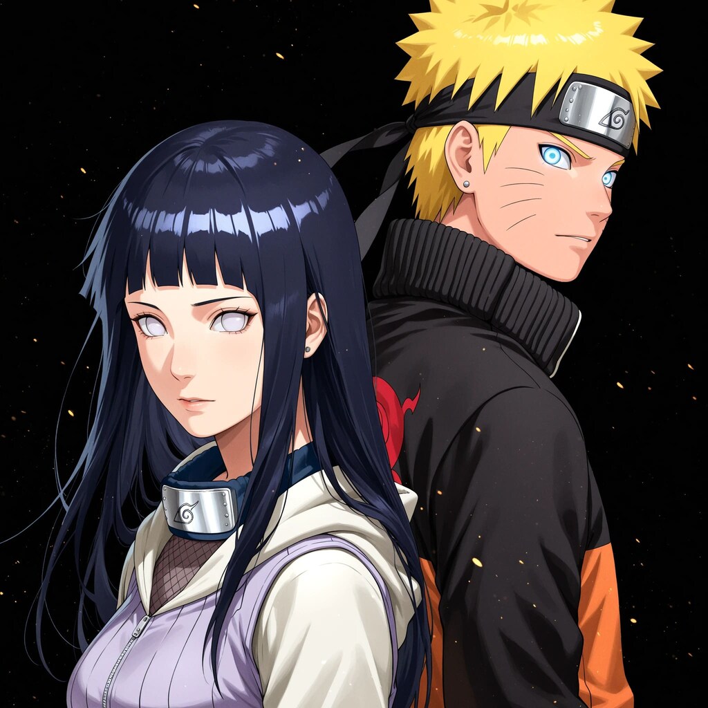ナルトとヒナタ