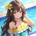 黄色の水着が人気のなごちゃん👙💐💛 2枚目