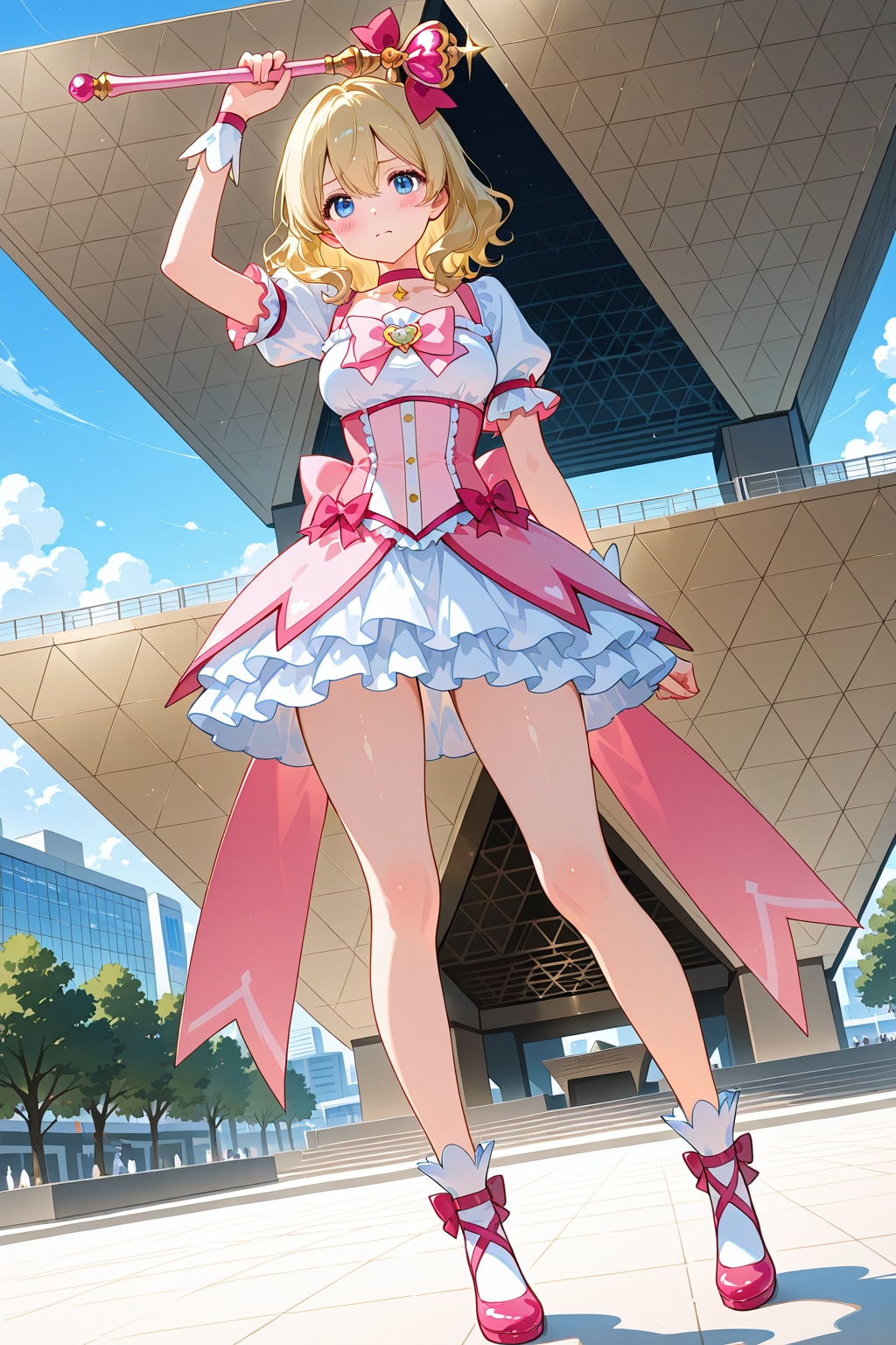 魔法少女のコスプレをするエイミーさん