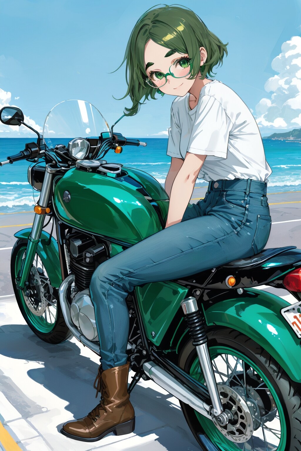 イージューライダー　　　　　　　　　　　　　　　　　　　　🦚 五雨　ひろみ 🦚 （ゆあま ひろみ）１３ | の人気AIイラスト・グラビア