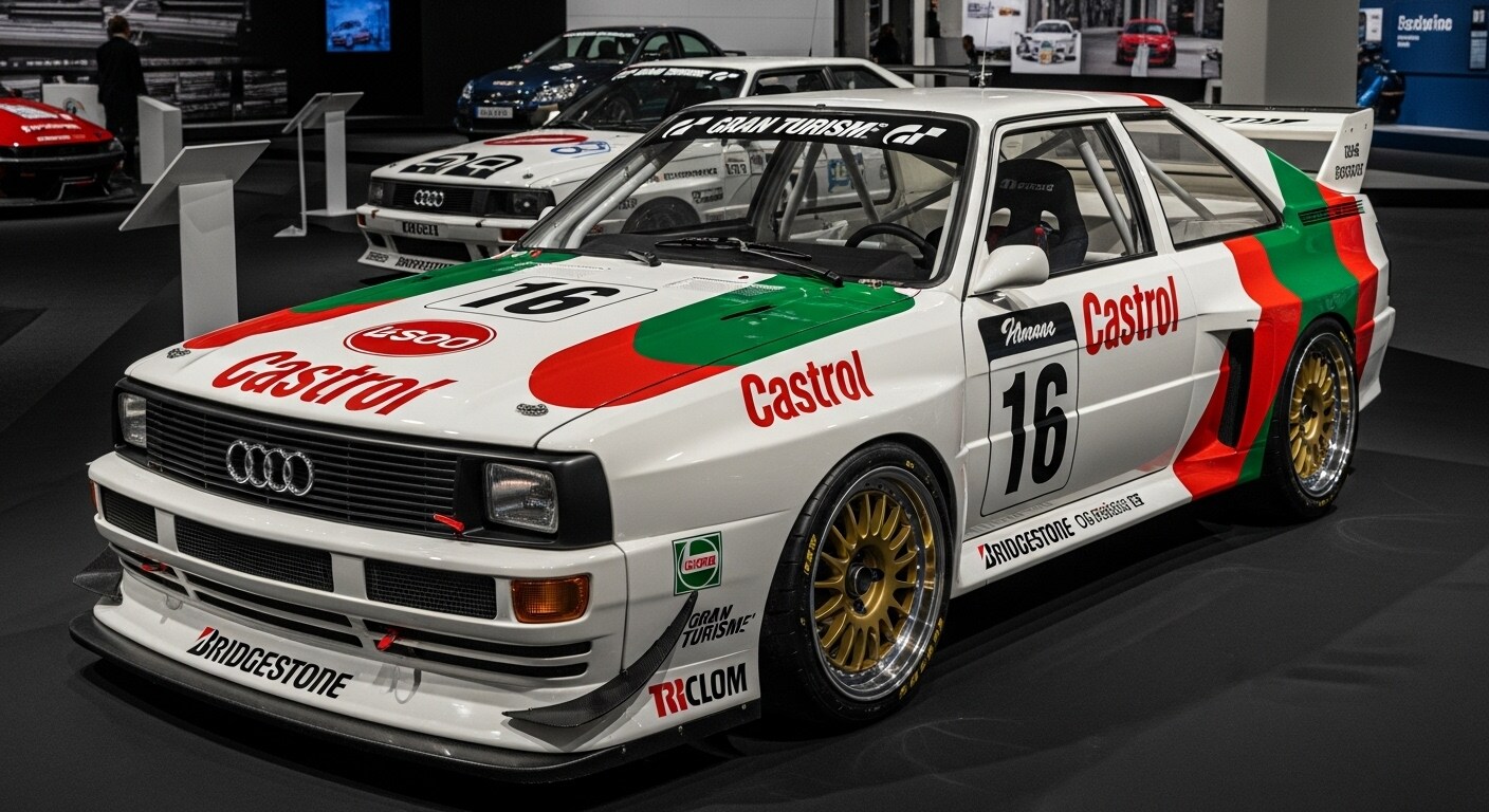 カストロールアウディクワトロレーシングカー | の人気AIイラスト・グラビア
