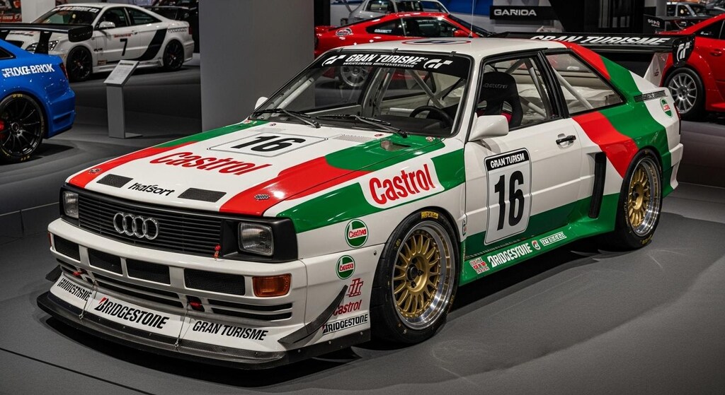 カストロールアウディクワトロレーシングカー