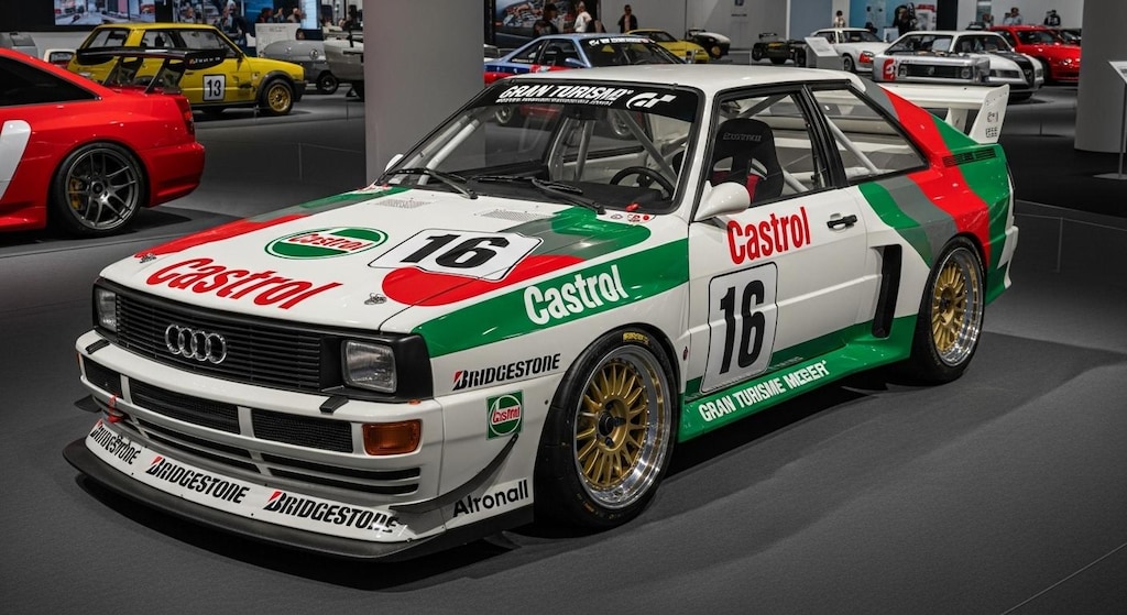 カストロールアウディクワトロレーシングカー
