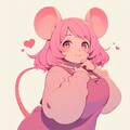 むちむち🐭ねずみガール 2枚目