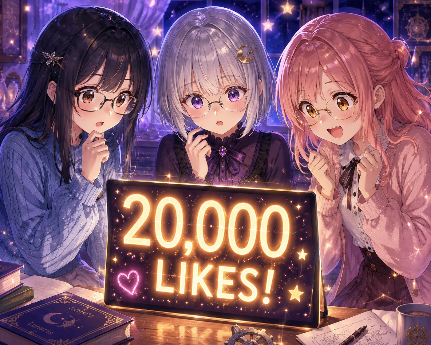 20,000いいね達成！ありがとう(感謝) | の人気AIイラスト・グラビア