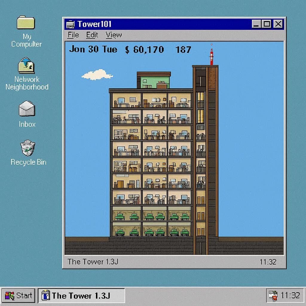 Windows11でThe Tower 1.3J