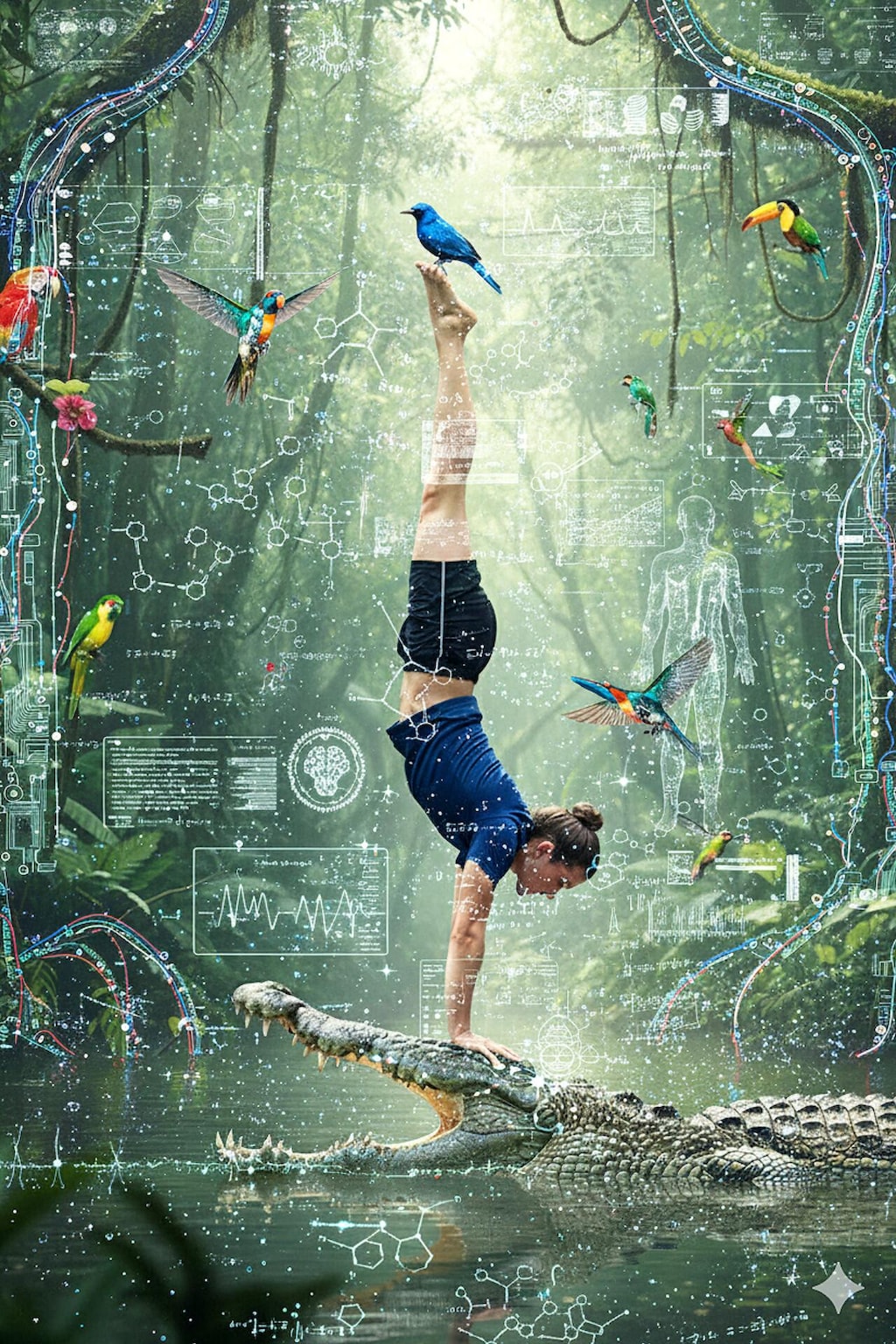 逆立ち・鳥・科学