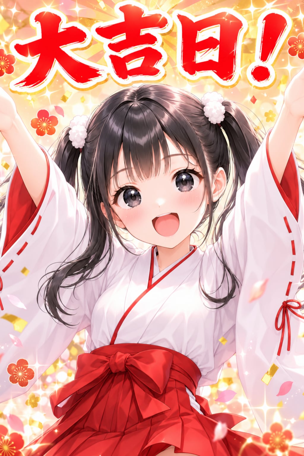 今日は大吉日‼️とってもラッキーな日なんだって✨️