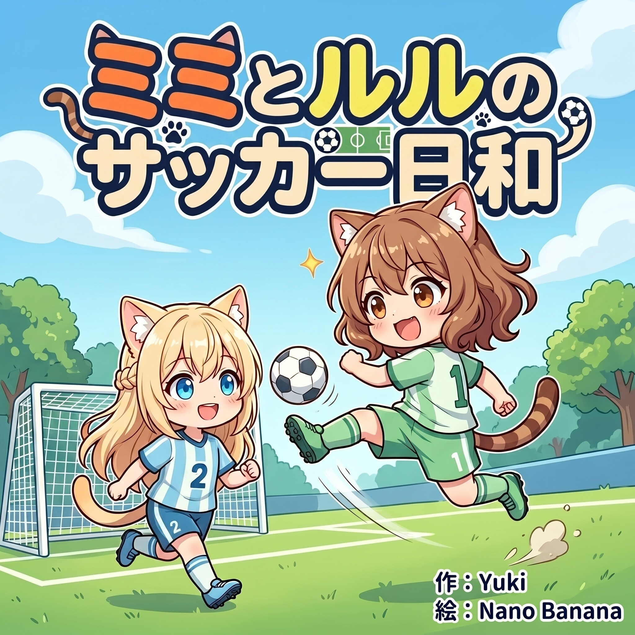 ミミとルルのサッカー日和