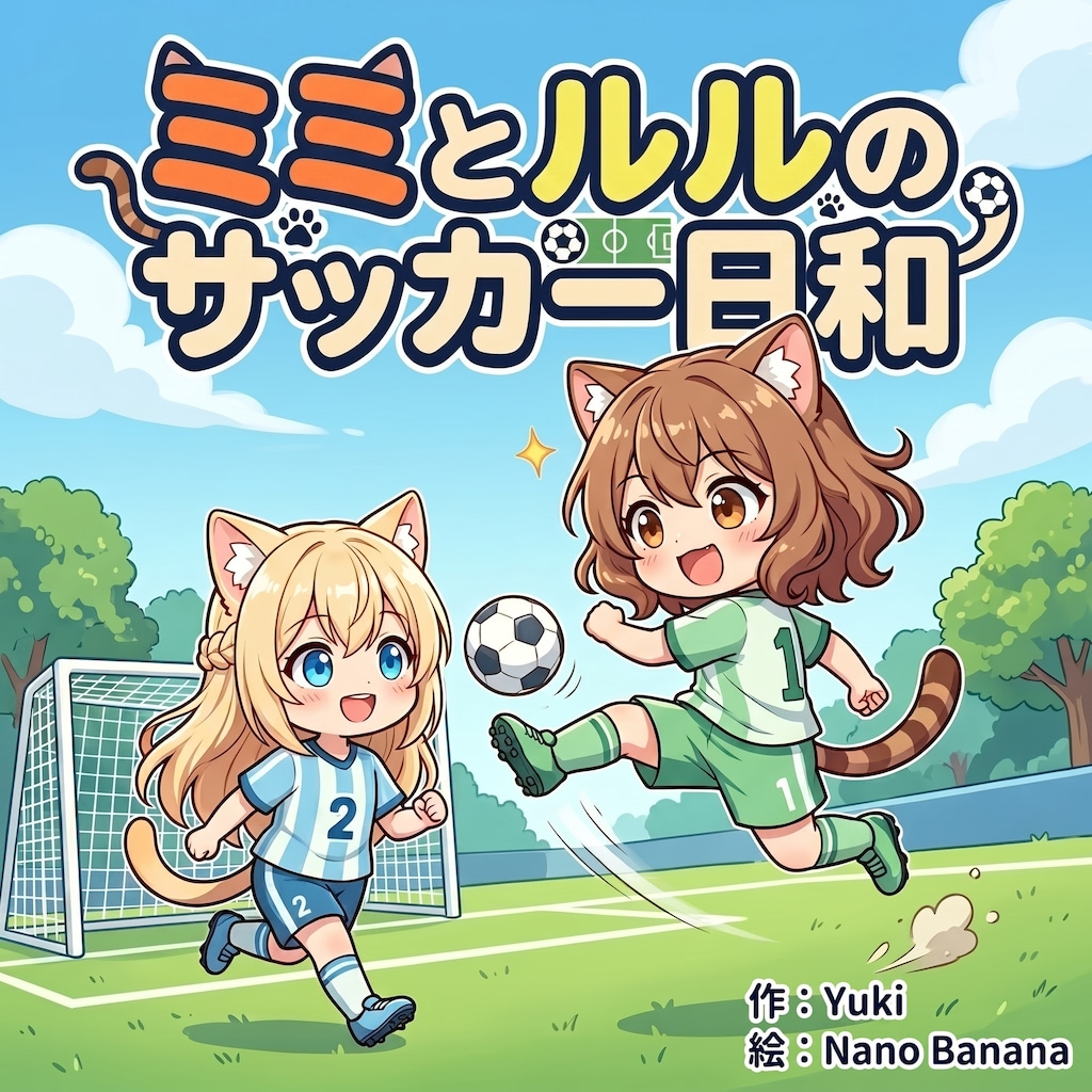 ミミとルルのサッカー日和