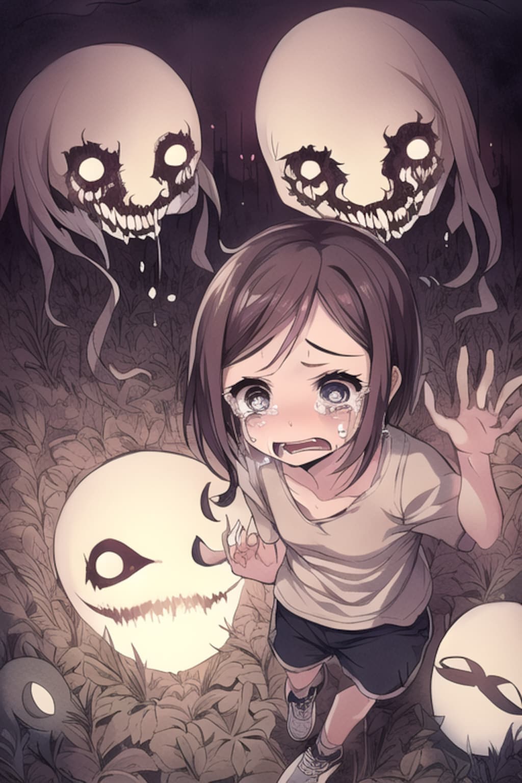 肝試し！ゆ、幽霊なんか怖くない！