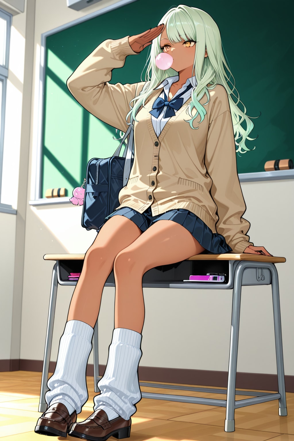 緑髪ちゃん